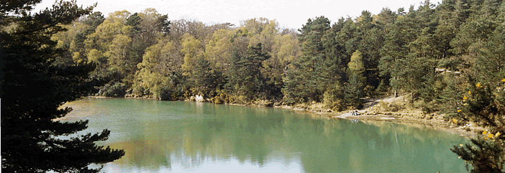 The Blue Pool - a beautiful oasis of peace and tranquility between Wareham and Corfe Castle