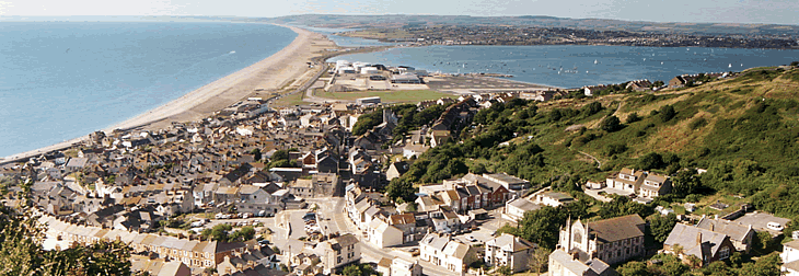 Chesil Beach and Portland Harbour